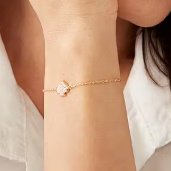 Kate Spade Everyday Spade Stone Slider Bracelet - Picture 2 of 3